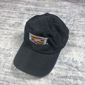 Cadillac Hat Logo Black Baseball Cap Adjustable Strapback Trucker Hat